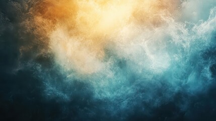 Fototapeta premium Ethereal abstract backdrop with soft blur and deep atmospheric layers, creating a dreamy visual effect