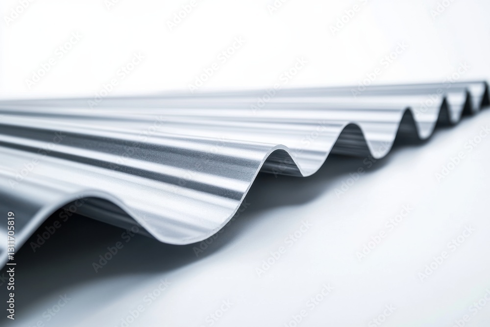 Poster high quality roof sheets isolated on a clean white background showcasing sharp details and realistic