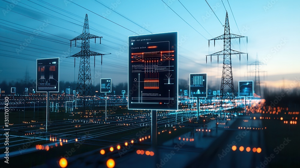 Poster intelligent power grid with automated monitoring and advanced analytics for optimal energy managemen