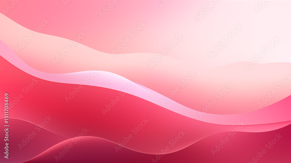 Poster pink abstract background soft waves gradient texture