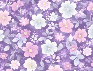 Obraz premium seamless floral background