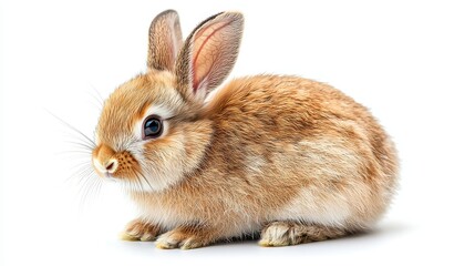Fototapeta premium Cute Bunny Isolated on White