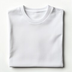 The Perfectly Folded White T-shirt: Soft Fabric Text