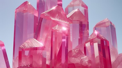 Ultra-transparent crystals that take the shape of skyscrapers