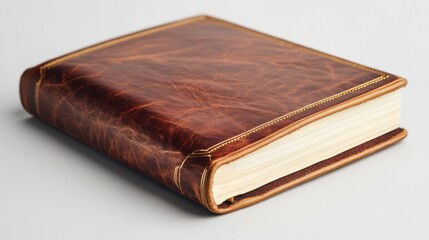 Luxurious Premium Leather-Bound Notebook with Gold Edges