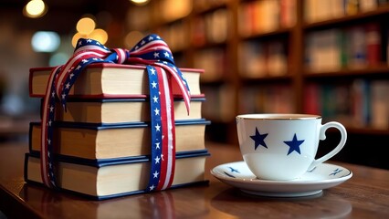 bookstore’s Independence Day Reading Display