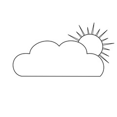 Sun and cloud