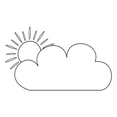 Sun and cloud
