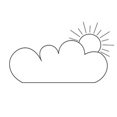 Sun and cloud