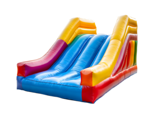 Colorful Inflatable Slide for Fun Outdoor Activities