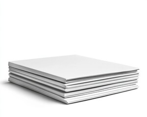 Organized Chaos: A Set of Neatly Stacked File Folders