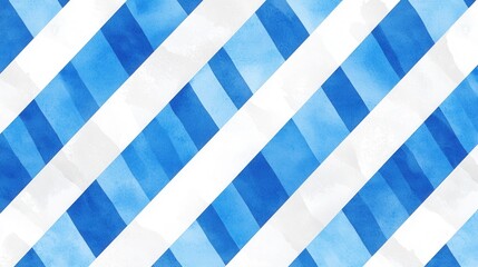 Diagonal Watercolor Stripes Pattern