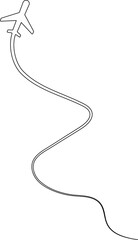 Airplane path, airline route, travel, flight