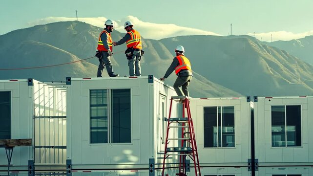  efficient office and home construction using modular technology