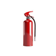 Obraz premium Red Fire Extinguisher - Safety Equipment, Fire Prevention, Emergency Preparedness
