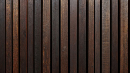 Seamless Wooden Wall Texture With Vertical Brown Acoustic Panels. Seamless Wooden Panel Texture