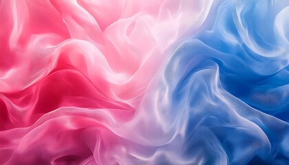 Fototapeta premium Abstract pink and blue fabric texture.