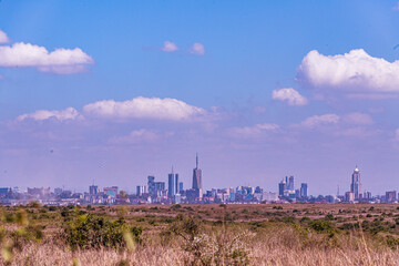landscape with clouds and sky