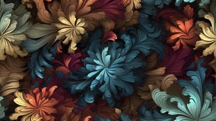 background fractals colorful patterns like bird feathers
