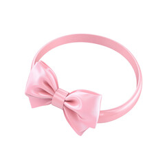 Pink Bow Headband Elegant and Feminine Hair Accessory