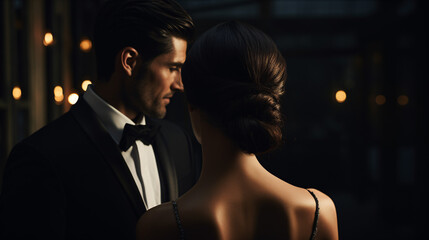 A beautifully composed ultra-detailed photo of a couple, capturing their love in a portrait.

