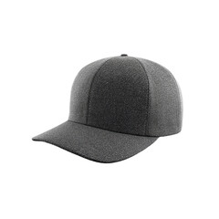 Fototapeta premium Stylish Grey Baseball Cap Mockup - Perfect for Branding and Design