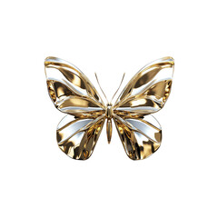 Golden and Silver Metallic Butterfly Luxury, Elegance, and Transformation