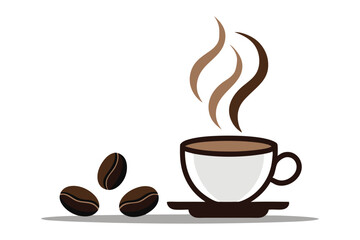 Cup of Coffee Vector Art Illustrations for Microstock Platforms