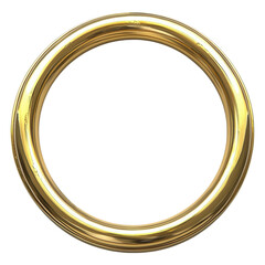 A shiny golden ring, perfect for symbolizing love, commitment, or luxury. Ideal for jewelry or wedding-themed projects. Transparent PNG background