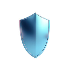 A modern blue shield icon representing protection and security.