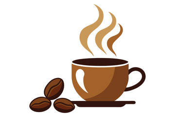 Cup of Coffee Vector Art Illustrations for Microstock Platforms