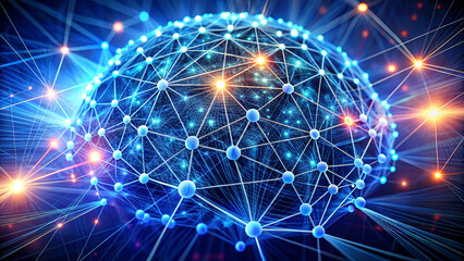 Fototapeta premium Deep learning technology