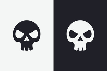 Simple Skull Icon illustration