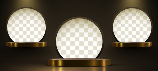 Abstract scene background. Product presentation, mock up, winner, Podium, stage pedestal or platform.