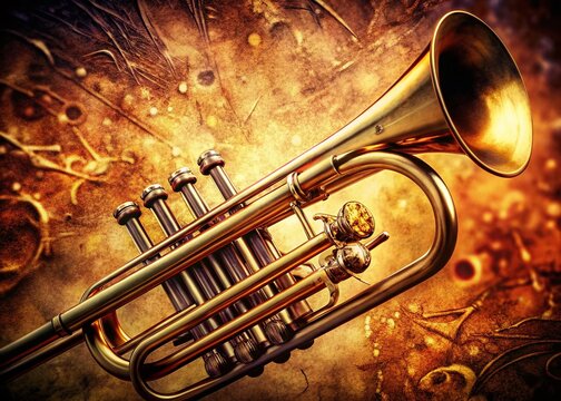 Vintage Microscopic World: Stentor Trumpet Animalcule - Detailed Close-Up