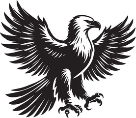 black eagle tattoo vector, eagle silhouette vector, eagle logo vector, eagle vector icon, eagle silhouette vector isolated on white background