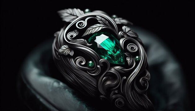 Ebony Emerald Adds a touch of green and preciousness