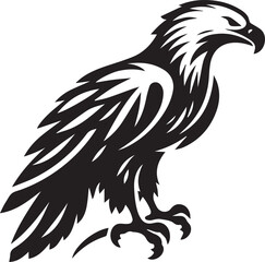 black eagle tattoo vector, eagle silhouette vector, eagle logo vector, eagle vector icon, eagle silhouette vector isolated on white background