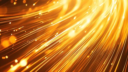 Golden Light Streaks Abstract Background Design