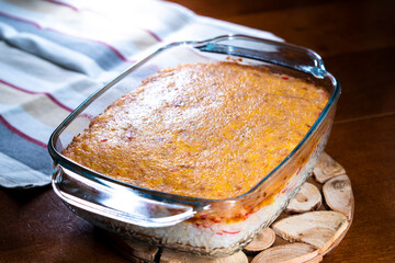 Easy Sushi Bake. Sushi Casserole. © Denis