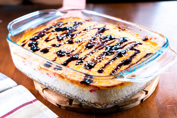 Easy Sushi Bake. Sushi Casserole. © Denis
