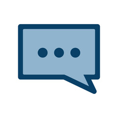 チャットのイメージのアイコンイラスト