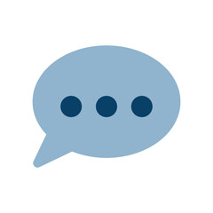 チャットのイメージのアイコンイラスト