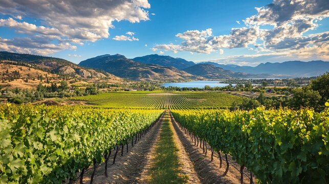 Osoyoos British Columbia Vineyard Scenic Views