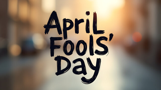 April Fools' Day Abstract Celebration Background