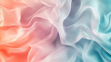 Fototapeta premium Soft blurred abstract backdrop with flowing organic shapes, creating a dreamy and natural aesthetic