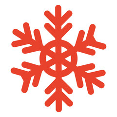 Obraz premium orange snowflake icon.eps