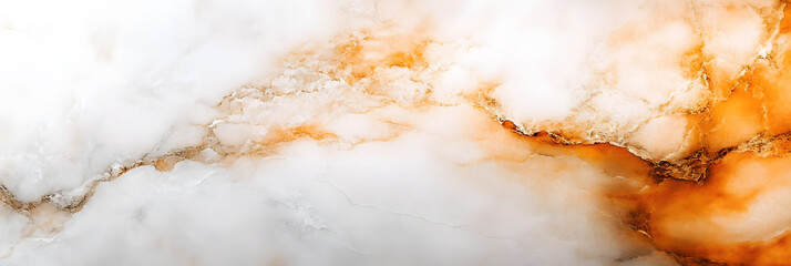 High-resolution image of a white marble surface, showcasing a luxurious texture wide banner