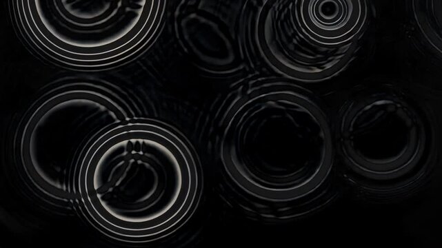 Calm ripples on water surface 4K video, transparent, alpha channel, ProRes 4444