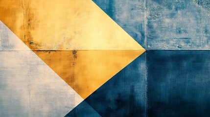 Colorful geometric patterns in bold shapes and textures